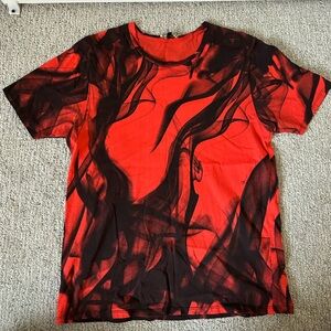 Maje Red and Black T-Shirt